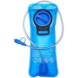 Trinkblase, 1L-2LWasserblase für Wanderrucksack Lecksichere Wasserspeicher Aufbewahrungstasche, Wassertasche für Radfahren Wandern Camping (Dunkelblau, 1 Liter)