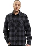 Brandit Check Shirt Herren Baumwoll Hemd L Black-grey