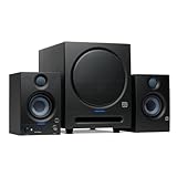 PreSonus Eris 3.5BT Gen 2, 3,5'-Aktivlautsprecher für Multimedia, Gaming, hochwertige Studio-Musikproduktion mit Bluetooth, 50 W Leistung,Schwarz