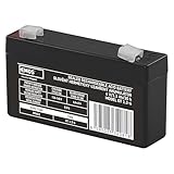 EMOS Wartungsfreier Bleiakku/Bleiakkumulator für Gefahrmeldeanlagen, Brandmeldetechnik, 6V, 1,3 Ah
