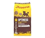 JOSERA Optiness (1 x 12,5 kg) | Adult | Premium Trockenfutter für ausgewachsene Hunde | Lamm & Geflügel | eiweißreduziert & ohne Mais | weizenfrei | wertvolle Fettsäuren | Hundefutter | 1er Pack