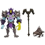 MOTU Savage Eternia Skeletor Actionfigur - Bewegliche Gelenke und Angriffsfunktion mit Federmechanismus, tolles Geschenk für Fans ab 4 Jahren, HLF52