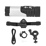 flexman HD 1080P Helmkamera, 12 MP Kabellose Fahrrad Motorrad Helmkamera mit Helmhalterung, Reithalterung, Anti Shake wasserdichte Outdoor Sport Action Kamera (Silber)