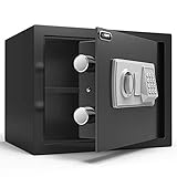 Uhrenarmbänder für Herren, wertvoller Safe, elektronischer digitaler Sicherheitsbox, Stahl, Passwortsafe, feuerfest, wasserdicht, für Zuhause, Büro, Hotel, Schmuck, Bargeld, Medikamente, 35, 25, 25