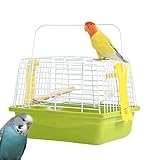 Generisch Vogelkäfig Tragbar Vogelträger Mit Griff Transportbox Für Vögel 23x17x17cm Klein Reisekäfig Outdoor Transportkäfig Für Vögel Kanarienvögel Wellensittiche Und Nymphensittiche