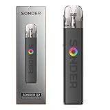GeekVape Sonder Q 2 E-Zigarette, 1.350 mAh Akku, 3 ml Cartridge, 0,8 Ohm Coil - Midnight Black