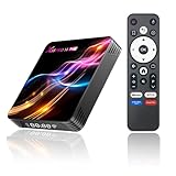 GREVA 8K Android 14.0 TV Box 2026, Android Box 4GB RAM 64GB ROM RK3528 Chipsatz Unterstützung 2.4GHz/5.0GHz Dual WiFi6 HDR10 BT5.0 Ethernet LAN Internet TV Box Bluetooth 3D HD Smart Media-Streaming