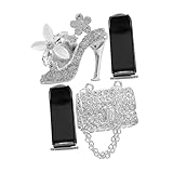 CRILSTYLEO 2 Stück Auto Entlüftungsclip Bling Charms Diffusor Clip Für Autozubehör Stylisches Design Für Aromatische Frische Im Fahrzeug Geeignet Für Klimaanlage Und üftungsschlitze