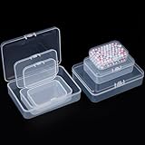 Segbeauty Kleine Aufbewahrungsbox, 6 Stück Sortierboxen für Kleinteile, Plastikkisten mit Deckel, Schrauben Sortierbox, Kleinteile Organizer für Kleine Pillen, Schmuck, Diamond Painting Zubehör