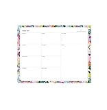 Day Designer Planungsblock, mit Eingabeaufforderungen und liniertem Notizbereich (verschwommener Frühling, wöchentlich – 25,4 x 20,3 cm)