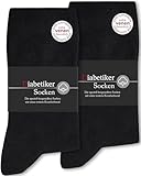 SockWaddles 6 Paar Diabetikersocken ohne Gummibund & ohne Naht 97% Baumwolle, Diabetiker Socken mit Komfortbund Hautfreundlich & Atmungsaktiv baumwollsocken für Damen Herren Schwarz 39-42