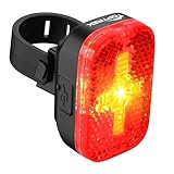 toptrek Rücklicht Fahrrad 24 Stunden Akkulaufzeit| Fahrrad Rücklicht Led Sichtweite 200 Metern| Rück Licht Led StVZO Zugelassenes| Fahrradlicht Hinten IPX5 Wasserdicht für Rennrad, MTB, E-Bike