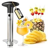 Newness konzentriert sich auf Ananas-Entkerner aus Edelstahl, verbesserte, verstärkte, dickere Klinge. Newness Premium-Ananas-Entkerner, Werkzeug zum Entfernen von Ananaskernen aus Edelstahl für Zuhau