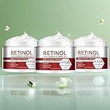 WJPUELUO Retinol Kollagen Komplex Creme Straffende Gesichtscreme Tag und Nacht Feuchtigkeitspflege gegen Falten & Linien Für Reife Haut & Verbessertes Hautbild 1,3