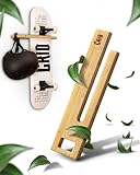 CRID Skateboard Wandhalterung aus Bambus - Universal Halterung für Skateboard, Longboard, Snowboard, Wakeboard, Balance-Board, Wakeskate - Inklusive Montagekit