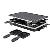 2-etagen Elektrogrill 1300W, Rauchloser Tischgrill mit 8 Kleine Backbleche Elektrischer Barbecue-Grill Non-Stick Innen-/Outdoor-Grill Tragbarer Abnehmbarer Standgrill