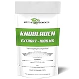 Knoblauch Extrakt - XXL-Pack 520 - Garlic Kapseln, 1000mg Hochdosiert, geruchlos