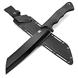 ODENWOLF W Machete - Machete Survival - Machete scharf echt aus D2 Stahl - Großes Buschmesser geeignet für jegliche Bushcraft & Outdoor Aktivitäten - Machete Garten auch geeignet für Gartenarbeit