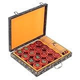 Abaodam 1 Satz Schach Puzzle-Spielzeug Luzhanqi Junqi Chinesisches Tischspiel Freizeitspiel Kinderspielzeug Massivholz