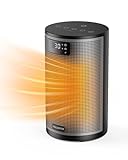 PALINTH Heizlüfter Energiesparend, 1500W Elektroheizung PTC-Keramik Heizung, 4 Modi Tragbare Heizstrahler mit Thermostat, Überhitzung & Tip Over Schutz, 8H Timer, für Indoor