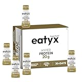 30-Tage Muskelaufbau-Programm – eatyx Hyper Protein 20 g Protein Shot, 20 g hochwertiges Protein aus Kollagen & Whey-Isolat, mit B-Vitaminen und Vitamin C für Muskelregeneration