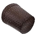 HEALLILY Kapazitätspapierkorb für Wäsche und Abfallaufbewahrung, einfacher und stabiler Haushaltsbehälter mit Design, geeignet für Badezimmer, Schlafzimmer, Büro und Wohngebrauch