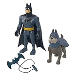 DC Super Pets HGL03 - DC League of Super-Pets Batman & Ace, Set mit 2 beweglichen Figuren und Zubehör, Spielzeug für Kinder ab 3 Jahren