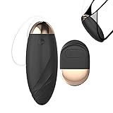 LZMYZ Bullet Vibratoren mit 10 Vibrationsmodi für sie G-Punkt Vibrator und Klitoris Fernbedienung Vibrierende Ei Masturbation Frauen Sex Spielzeug for Women und Paarr(Schwarz)