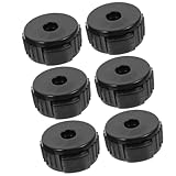 Zerodeko 6 Stück Schnellspannmuttern für Becken Kunststoff Trommelmuttern mit Strukturierter Oberfläche Universelle Beckenbefestigung für Schlagzeugsets Einfach Montierbar und Demontierbar