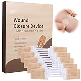 Wundnahtstreifen 5 Stück Wundverschluss Streifen Klebebandagen Wundverschlussstreifen Wundverschlüsse Strips Klammerpflaster für Camping Outdoor
