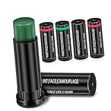 NOLITOY 6 Stk Tarnöl lippenstifthülsen lip stick facepaint Sportkosmetik Gesichtsfarbe für Baseball sportliche Gesichtsfarbe auge schwarz fußball Auge schwarze Stäbchen Pigmenttoner
