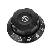 HOMOCONO Thermostatschalter Ersatz Ofenknöpfe Digitaler Thermostatregler Ventil Fritteusenzubehör Ofentemperaturregler Thermostat Ofenknopf Temperatursensor Brätermatte Aus