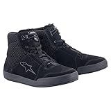 Alpinestars Chrome Air Motorradschuhe, Schwarz/Schwarz, 42.5 EU