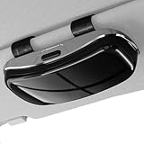 Auto-Sonnenbrillenhalter, Auto-Visier-Sonnenbrillen-Halter, Fahrzeug-Brillen-Organizer-Box für LKW, Limousine, SUV