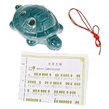 JOINPAYA Schildkröte Okarina Flöte Aus Keramik 6-Loch Okarina Für Kinder Tragbare in Weiß Perfekt Für Anfänger Und Studenten