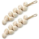 JLNGTHONG 2 Stück Schaumstoff Knoblauch Strings, Künstliche Zwiebel Autumn Decor Künstliche Lebensechte Knoblauch, Halloween Dekoration, für Home Küche Garten Inneneinrichtung Fotografie Requisiten