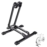 Floordirekt Fahrradständer, 24-29 Zoll Boden Fahrradständer, Fahrradhalter für Mountainbike, Ebike, Trekkingrad, Cityrad, Pendlerfahrräder (Finn)