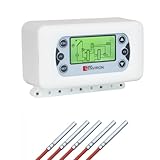 ENVIRON- TSOL500 Platinum Solarsteuerung mit Fühler Set | 27 Anlageschemen | Regler Temperaturdifferenzregler Pool Solarthermie Steuerung thermische Solaranlage Solarregler Warmwasser