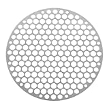 Alasum Rundes Grillnetz aus Edelstahl 18cm Mehrzweck Grillrost für Fleisch Gemüse und Fisch Outdoor Grillgitter mit Maschengewebe für Gleichmäßiges Garen und Fettablauf