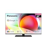 Panasonic TN-43W70AEZ, W70-Serie 43 Zoll 4K Ultra HD LED Smart TV, 2024, Google Assistant, Chromecast, Dolby Vision & Atmos, Gaming-Modus, Bluetooth, für EIN außergewöhnliches visuelles Erlebnis