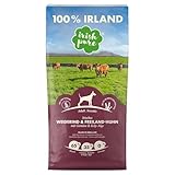 Irish Pure Trockenfutter Adult | 4kg | Weiderind & Freiland-Huhn mit Kelp-Alge | Hoher Fleischanteil | Getreidefrei | Sensitiv | Hundetrockenfutter | Hundefutter für alle Rassen