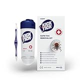 Novokill Kick The Tick Vereisungsspray & Profi Zeckenzange im Zeckenentferner Set - über 40 Anwendungen | Schmerzfreie Zeckenentfernung auch bei Kindern | Zeckenmittel für Hunde & Menschen