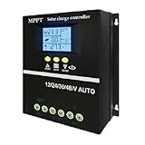 Ljmyy Automatische Solar-Laderegler 150 A MPPT hohe Effizienz für Camping im Freien mit Überlastschutz