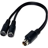 kenable SVHS S-Video Kabelverteiler Y-Adapter Kabel 4 Polig mini DIN Adapter Anschlusskabel - 2 Zum 1