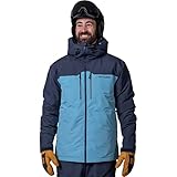 Flylow Herren Roswell Jacke Synthetik Isoliert Wasserdicht Ski Snowboard Mantel, Nacht/Tahoe, XX-Large