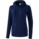 Erima Damen Basic Kapuzensweat Jacke (2072006), New Navy, 36