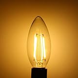 ZeZhen Innenlampen 10pcs. AC220V 2W 4W LED Filamentbirne. E12 / E14 LED Kerzenlicht ersetzen 3 0w-50w. Glühlampe in der Nähe von 360 ° C Innenbeleuchtung ( Farbe : Warm White 3000k , Größe : E12 2W )