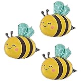 3er-Pack Bienen-Folienballondekorationen,Biene Deko,Bienen Luftballons,Bienen Deko Geburtstag,Bienen Deko,Folienballon Geburtstag.