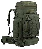 BACKFERRY Großer Militärrucksack Taktischer Rucksack Trekkingrucksacke Campingrucksack Große Tasche für Buschcraft Abenteuer 70L
