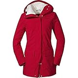 wind- und wasserdichter Damen Parka mit verstellbarer Taille, Wintermantel mit 4-Wege-Stretch und Teddyfutter, toreador, D 38